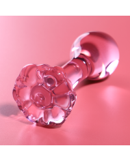 NEBULA SERIES BY IBIZA - PLUG ANAL MODÈLE 2 VERRE BOROSILICATE CLAIR 11 CM -O- 3.5 CM