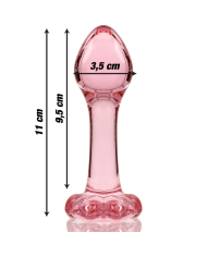NEBULA SERIES BY IBIZA - PLUG ANAL MODÈLE 2 VERRE BOROSILICATE CLAIR 11 CM -O- 3.5 CM