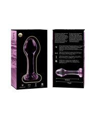 NEBULA SERIES BY IBIZA - PLUG ANAL MODÈLE 2 VERRE BOROSILICATE CLAIR 11 CM -O- 3.5 CM