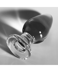 NEBULA SERIES BY IBIZA - PLUG ANAL MODÈLE 3 VERRE BOROSILICATE TRANSPARENT 11 CM -O- 5 CM