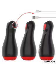 JAMYJOB - CORE-X MASTURBATEUR AUTOMATIQUE 5 MODES ONDES STIMULANTES ET VIBRATIONS JAMYJOB - CORE-X MASTURBATEUR AUTOMATIQUE 5 MODES ONDES STIMULANTES ET VIBRATIONS