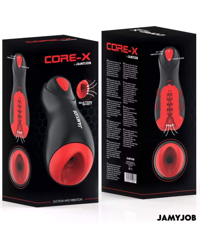 JAMYJOB - CORE-X MASTURBATEUR AUTOMATIQUE 5 MODES ONDES STIMULANTES ET VIBRATIONS JAMYJOB - CORE-X MASTURBATEUR AUTOMATIQUE 5 MODES ONDES STIMULANTES ET VIBRATIONS