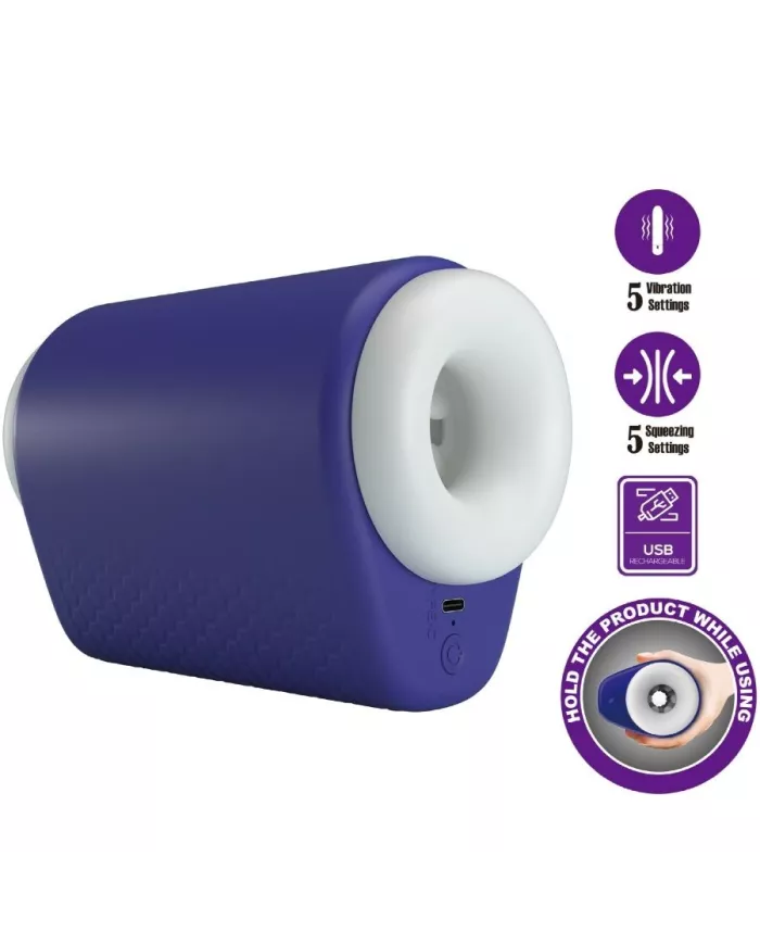 PRETTY LOVE - MASTURBATEUR POUR HOMME DJ LADY AVEC VIBRATION 5 RÉGLAGES VIOLET PRETTY LOVE - MASTURBATEUR POUR HOMME DJ LADY AVEC VIBRATION 5 RÉGLAGES VIOLET