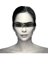 COQUETTE CHIC DESIRE - MASQUE EN DENTELLE NOIRE AVEC RUBAN