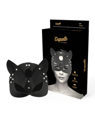 COQUETTE CHIC DESIRE - MASQUE EN CUIR VEGAN AVEC OREILLES DE CHAT