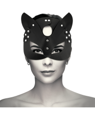 COQUETTE CHIC DESIRE - MASQUE EN CUIR VEGAN AVEC OREILLES DE CHAT