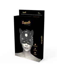 COQUETTE CHIC DESIRE - MASQUE EN CUIR VEGAN AVEC OREILLES DE CHAT