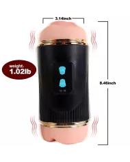SHEQU - KAY DOUBLE MASTURBATEUR AVEC DOUBLE VIBRATION DE LA BOUCHE ET DU VAGIN