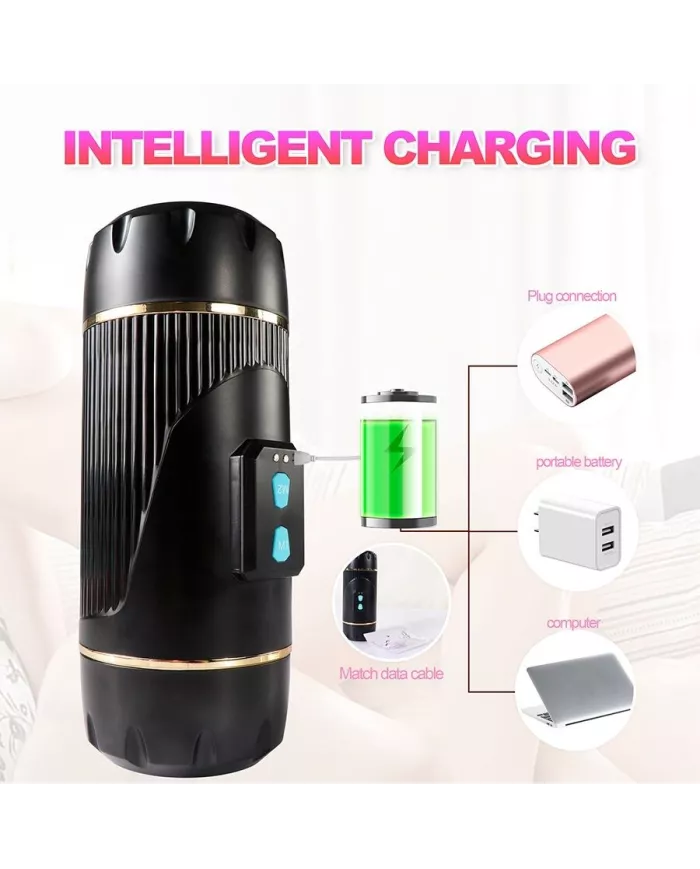 SHEQU - KAY DOUBLE MASTURBATEUR AVEC DOUBLE VIBRATION DE LA BOUCHE ET DU VAGIN