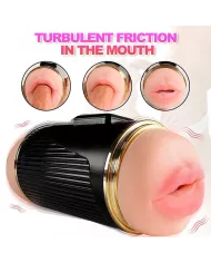 SHEQU - KAY DOUBLE MASTURBATEUR AVEC DOUBLE VIBRATION DE LA BOUCHE ET DU VAGIN