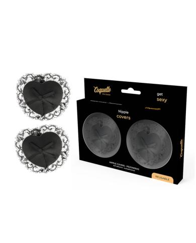 COQUETTE CHIC DESIRE - CACHE-MALINS EN DENTELLE NOIRE