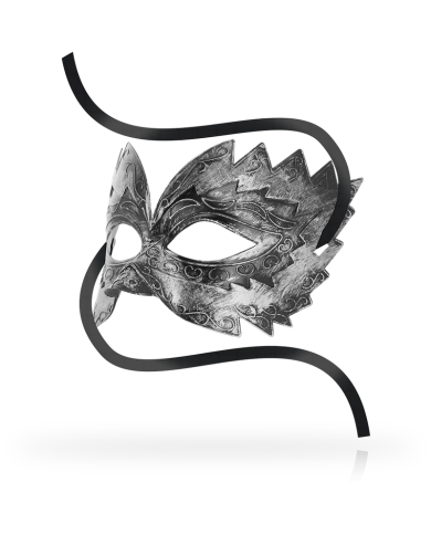 OHMAMA - MASQUES ANTIZAZ STYLE VÉNITIEN ARGENT