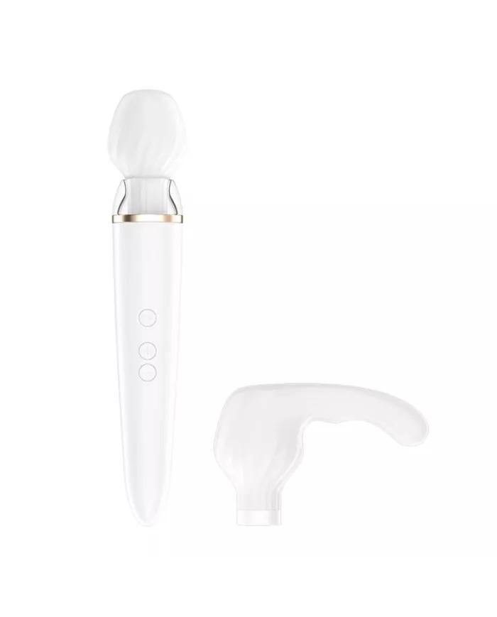 SATISFYER - APPLICATION DOUBLE WANDER BLANCHE SATISFYER - APPLICATION DOUBLE WANDER BLANCHE