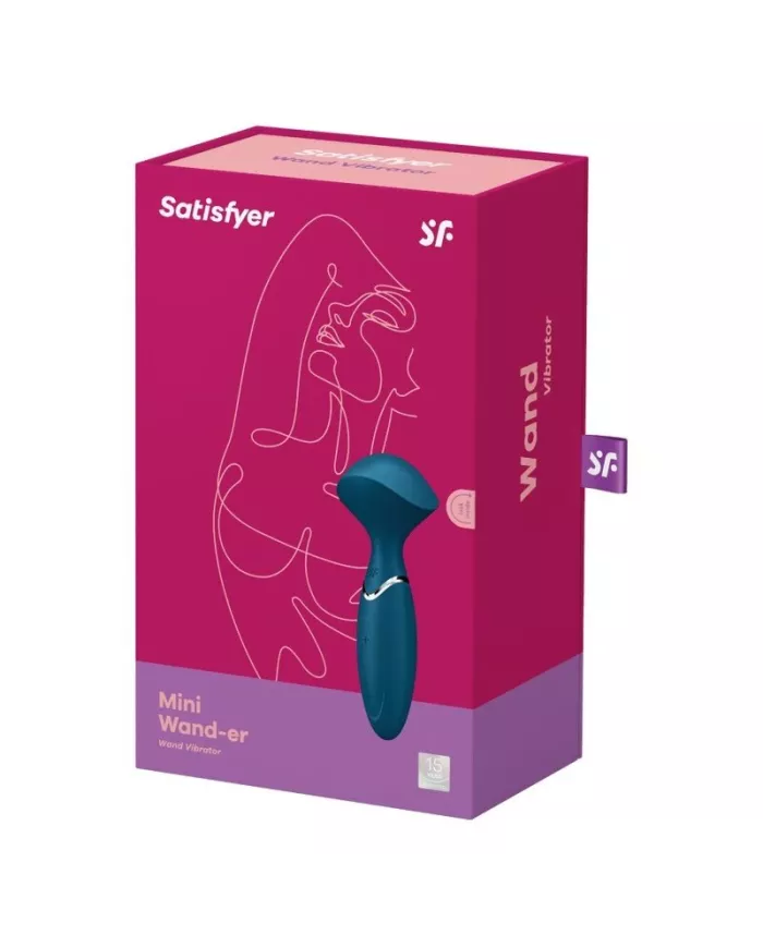 SATISFYER - MINI WONDER BLEU