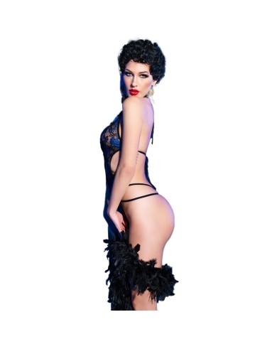 CHILIROSE - CR 4479 BODY SANS CROCHET BLEU S/M