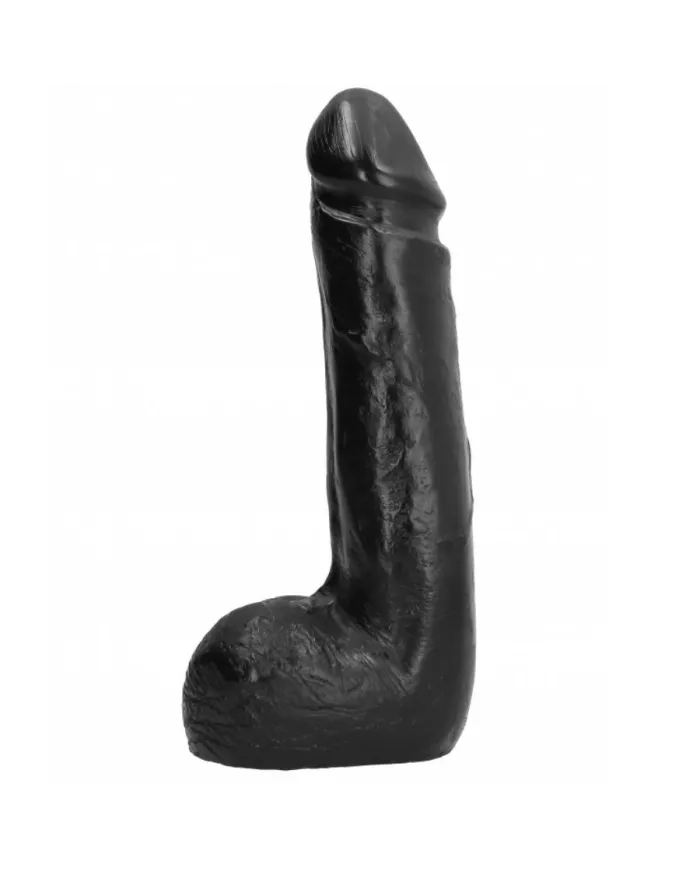 ALL BLACK - GODE RÉALISTE NOIR DOUX 20 CM ALL BLACK - GODE RÉALISTE NOIR DOUX 20 CM