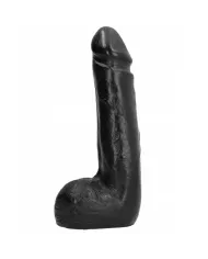 ALL BLACK - GODE RÉALISTE NOIR DOUX 20 CM ALL BLACK - GODE RÉALISTE NOIR DOUX 20 CM