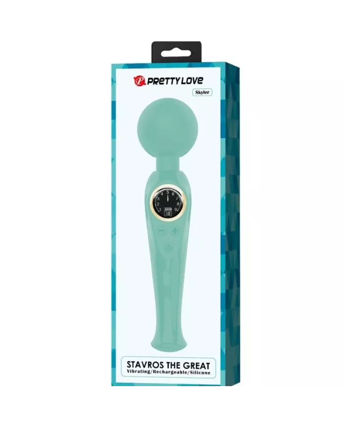 PRETTY LOVE - VIBRATEUR BAGUETTE VERTE SKYLER PRETTY LOVE - VIBRATEUR BAGUETTE VERTE SKYLER