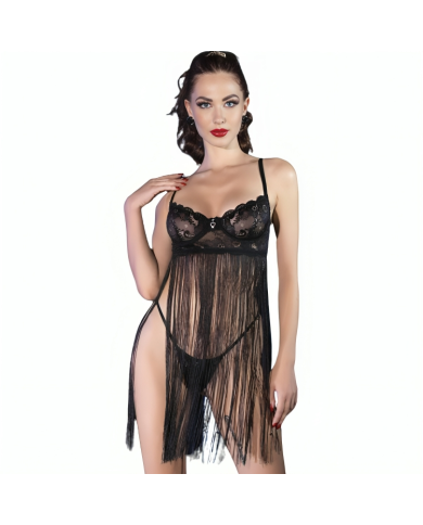 CHILIROSE - CR 4496 BABYDOLL NOIR S/M