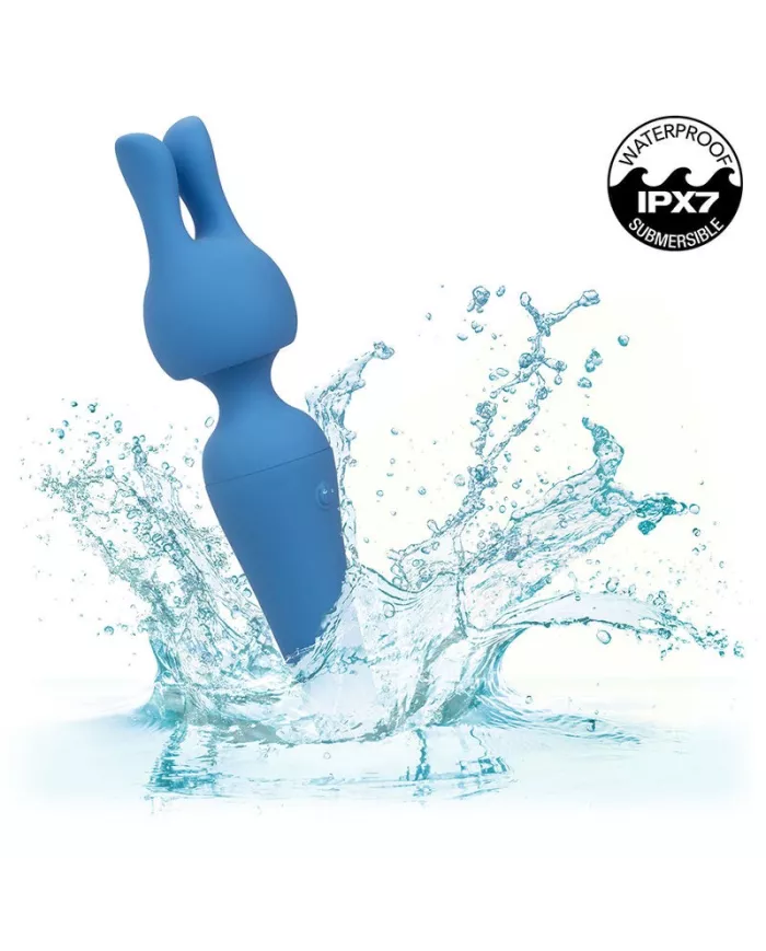 CALEXOTICS - COUTURE KIT VIBRATEUR WAND 10 VIBRATIONS BLEU