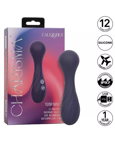 CALEXOTICS - CHARISMA TEMPTATION MASSEUR 12 FONCTIONS VIOLET CALEXOTICS - CHARISMA TEMPTATION MASSEUR 12 FONCTIONS VIOLET