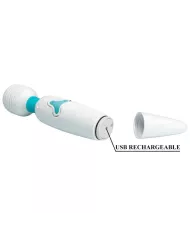 PRETTY LOVE - VIBRATEUR CLOUD WAND 7 VIBRATIONS BLANC PRETTY LOVE - VIBRATEUR CLOUD WAND 7 VIBRATIONS BLANC