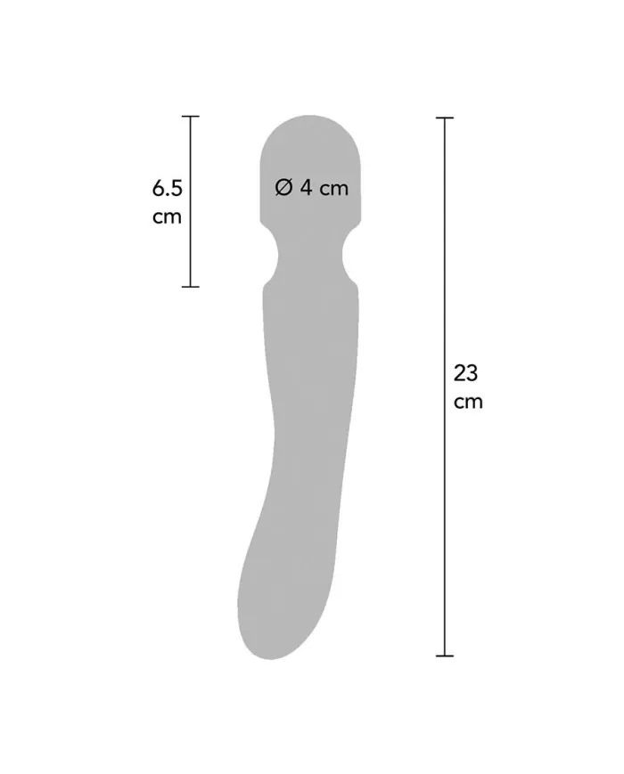 TOYJOY - BAGUETTE DE MASSAGE ZENITH LIGHT NOIRE