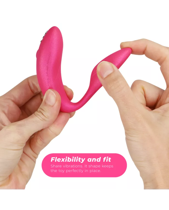 WE-VIBE - VIBRATEUR CHORUS POUR COUPLES AVEC COMMANDE DE SQUEEZE ROSE