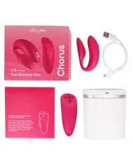 WE-VIBE - VIBRATEUR CHORUS POUR COUPLES AVEC COMMANDE DE SQUEEZE ROSE