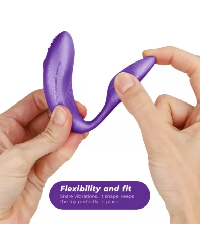 WE-VIBE - VIBRATEUR CHORUS POUR COUPLES AVEC CONTRÔLE DE SQUEEZE LILAS