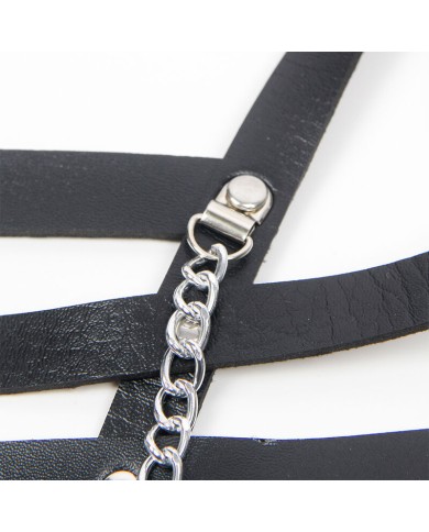 SUBBLIME - HARNAIS CORSET AVEC CHAÎNE DÉTAIL TAILLE UNIQUE