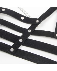 SUBBLIME - HARNAIS CORSET AVEC CHAÎNE DÉTAIL TAILLE UNIQUE