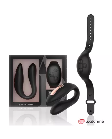 ANNE'S DESIRE - DUAL PLEASURE TECNOLOG A WATCHME NOIR