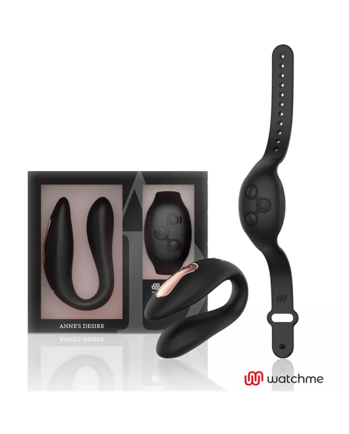ANNE'S DESIRE - DUAL PLEASURE TECNOLOG A WATCHME NOIR