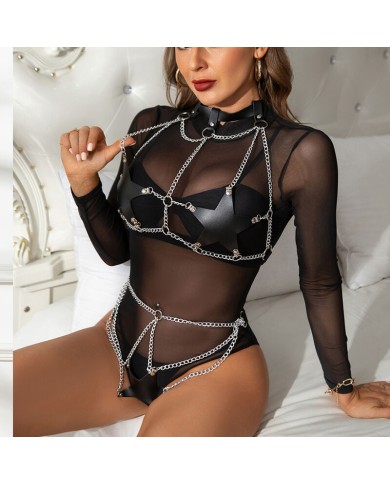 SUBBLIME - HARNAIS COMPLET AVEC CHAÎNE OILE DÉTAIL TAILLE UNIQUE