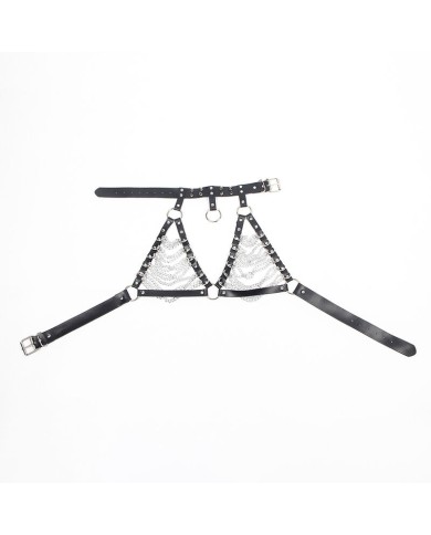 SUBBLIME - SOUTIEN-GORGE HARNAIS ET COLLIER AVEC CHAÎNE S TAILLE UNIQUE