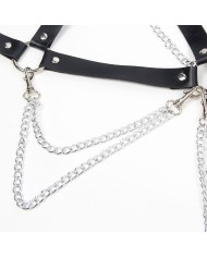 SUBBLIME - SOUTIEN-GORGE HARNAIS AVEC CHAÎNE DÉTAIL TAILLE UNIQUE