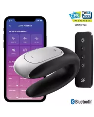 SATISFYER - VIBRATEUR PARTENAIRE DOUBLE FUN NOIR SATISFYER - VIBRATEUR PARTENAIRE DOUBLE FUN NOIR