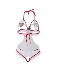 SUBBLIME - COSTUME D'INFIRMIÈRE SEXY SANS CROCHET S/M
