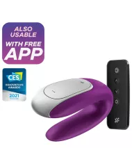 SATISFYER - VIBRATEUR PARTENAIRE DOUBLE FUN VIOLET SATISFYER - VIBRATEUR PARTENAIRE DOUBLE FUN VIOLET
