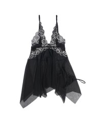 SUBBLIME - BABYDOLL TISSU TULLE POITRINE DENTELLE S/M