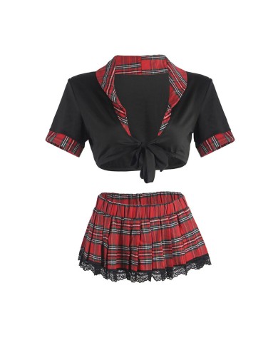 SUBBLIME - COSTUME D'ÉCOLIÈRE SEXY AVEC HAUT S/M