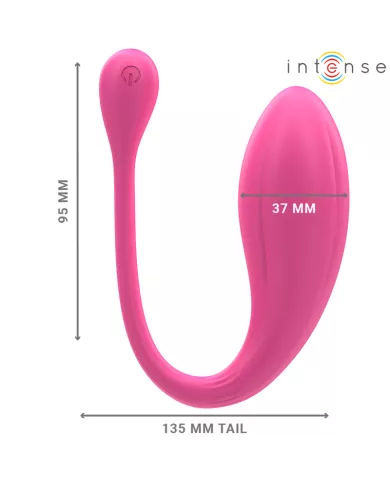 INTENSE - JANICE U VIBRATEUR DOUBLE STIMULATION 10 VIBRATIONS ROSE TÉLÉCOMMANDE