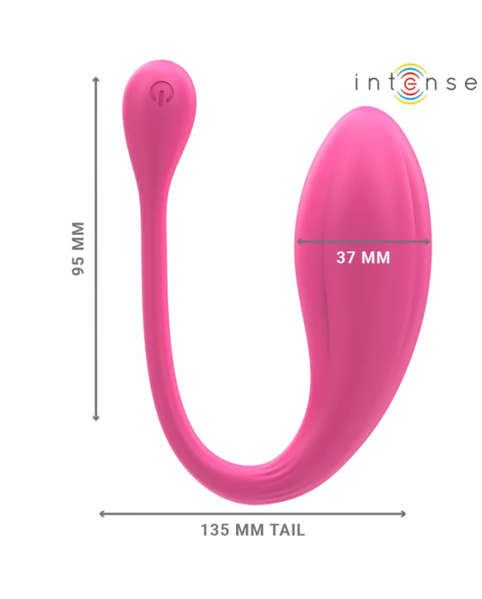 INTENSE - JANICE U VIBRATEUR DOUBLE STIMULATION 10 VIBRATIONS ROSE TÉLÉCOMMANDE