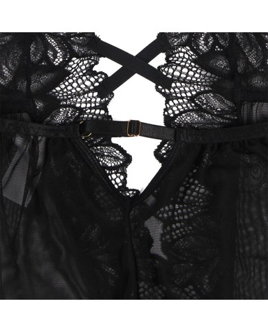 SUBBLIME - TEDDY HALTER NECK DOS NU DENTELLE NOIR S/M