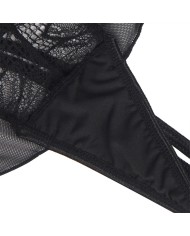 SUBBLIME - TEDDY HALTER NECK DOS NU DENTELLE NOIR S/M