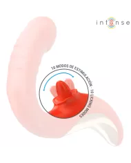 INTENSE - VIBRATEUR ET STIMULATEUR PAULINA EN FORME DE U ROUGE INTENSE - VIBRATEUR ET STIMULATEUR PAULINA EN FORME DE U ROUGE