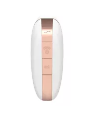 SATISFYER - STIMULATEUR ET VIBRATEUR AIR LOVE TRIANGLE BLANC