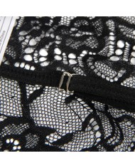 SUBBLIME - COSTUME DE POLICE CORPS EN DENTELLE NOIR S/M
