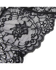 SUBBLIME - COSTUME DE POLICE CORPS EN DENTELLE NOIR S/M